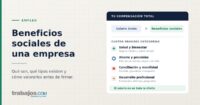 Beneficios sociales de una empresa y compensación total