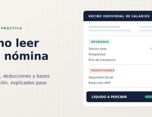 Cómo leer una nómina: guía para entender cada concepto de tu salario